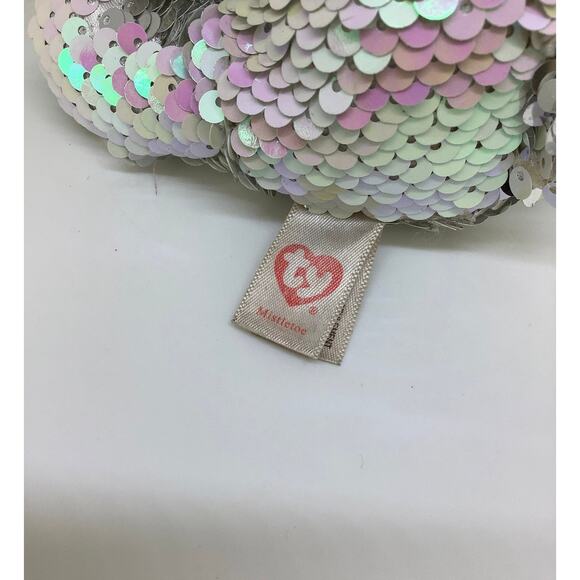 flippable TY mistletoe plush 7" tall plush toy stuffed animal  doll NEW - Picture 7 of 10